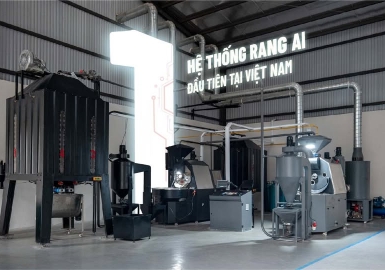 Rang cà phê bằng công nghệ AI – Bước tiến mới của ngành rang xay Việt Nam