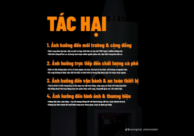 4 tác hại nghiêm trọng của khói rang cà phê mà chủ quán thường bỏ qua