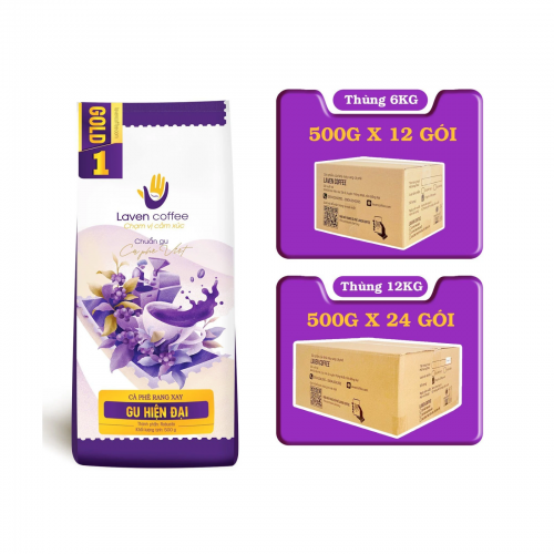 Modern Taste Coffee - Gold 1 | Robusta: Smooth bitterness, subtle acidity, aromatic & creamy [Box of 6-12KG]