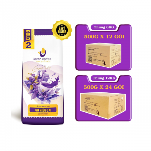 Modern Taste Coffee  Gold 2  | Premium Robusta BEANS - Strong Flavor & Deep Aftertaste [Carton 6-12KG]