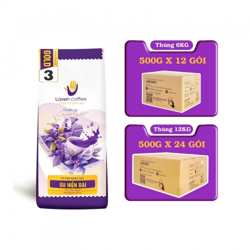 Modern Style Coffee Gold 3 | Robusta 80% Ripe Rate Pure Bold Bitter [Carton 6-12-24 KG]