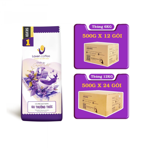 Connoisseur Style Coffee Silver 1 | Robusta Honey Mix Arabica [Carton 6-12 KG]