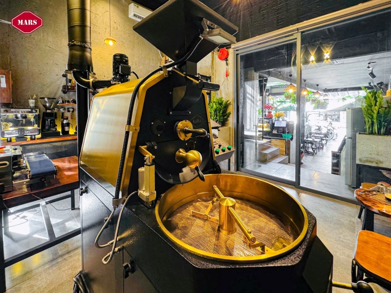 Máy rang bán tự động có phù hợp với quán cà phê nhỏ không?